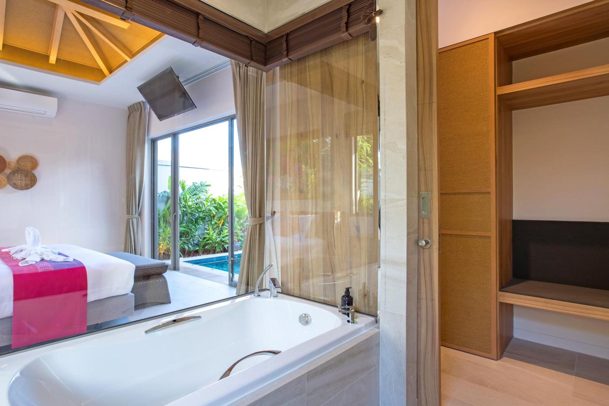 Boutique Resort 2Br Villa Dalaa 2, Pure Water Pool, Bãi biển Kamala Ngoại thất bức ảnh