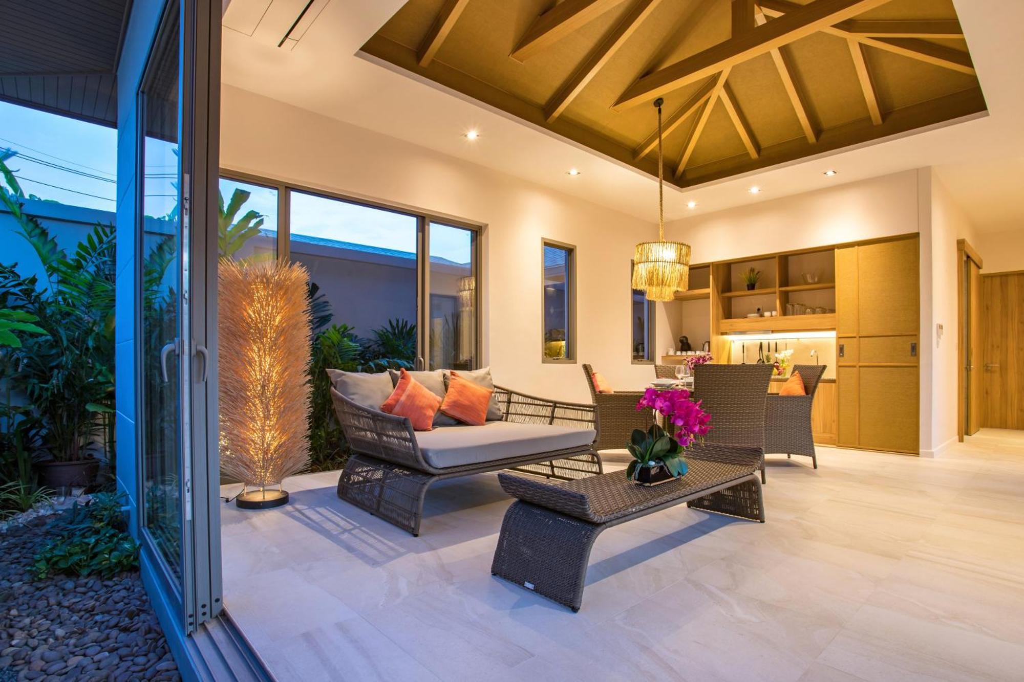 Boutique Resort 2Br Villa Dalaa 2, Pure Water Pool, Bãi biển Kamala Ngoại thất bức ảnh